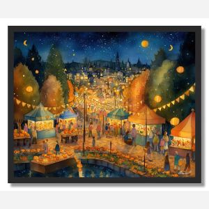 HARVEST NIGHT FESTIVAL - FRAMED