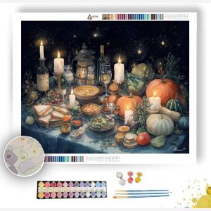 MYSTIC HARVEST NIGHT - Paint by Numbers Full Kit