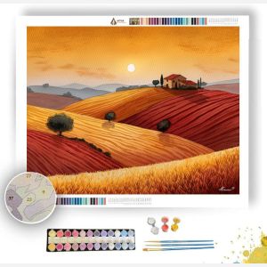 HARVEST HILLSIDE - Paint by Numbers Full Kit