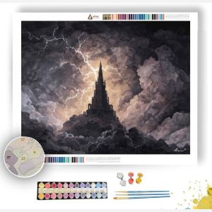 THE BLACK CATHEDRAL - Paint by Numbers Full Kit