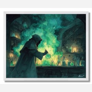 THE NIGHT ALCHEMIST - FRAMED