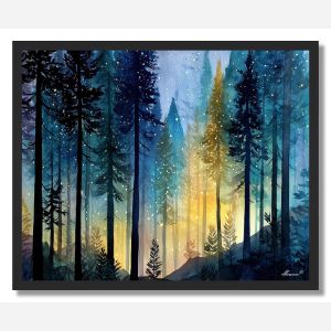 HALLOWED FOREST GLOW - FRAMED
