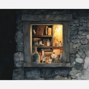 WITCHS COTTAGE WINDOW