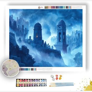 THE MISTY NECROPOLIS - Paint by Numbers Full Kit