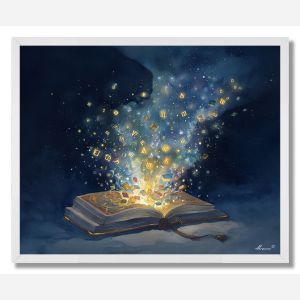 CANDLELIGHT SPELLBOOK - FRAMED