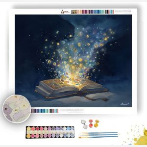 CANDLELIGHT SPELLBOOK - Paint by Numbers Full Kit