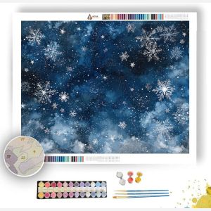 MIDNIGHT SNOWFALL - Paint by Numbers Full Kit