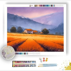 AUTUMN FARM VIEW - Paint by Numbers Full Kit