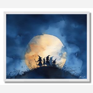 MIDNIGHT SPELL CIRCLE - FRAMED