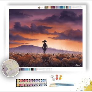 HAUNTED HARVEST FIELD - Paint by Numbers Full Kit