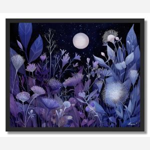 WITCHS MOON GARDEN - FRAMED