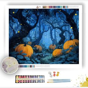 ENCHANTED PUMPKIN FOREST - Paint by Numbers Full Kit