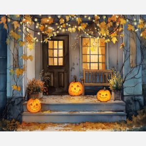 PUMPKIN PORCH LIGHTS