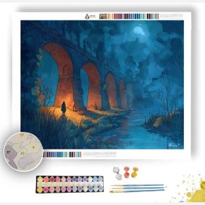 THE HAUNTED BRIDGE - Paint by Numbers Full Kit