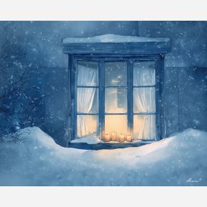 WINTER WINDOW LIGHT