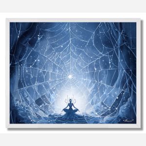 THE SPIDER QUEENS WEB - FRAMED