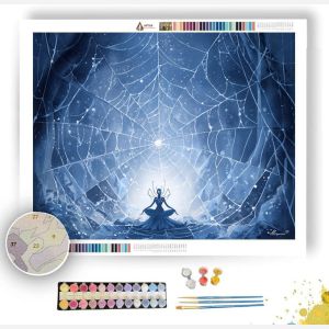 THE SPIDER QUEENS WEB - Paint by Numbers Full Kit