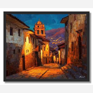 CUSCO EVENING BELLS - FRAMED