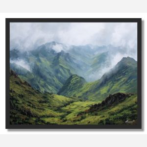 PERUVIAN MOUNTAIN RAIN - FRAMED