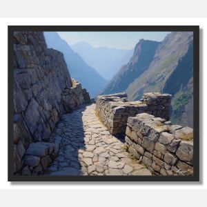 PERUVIAN SUN ROAD - FRAMED