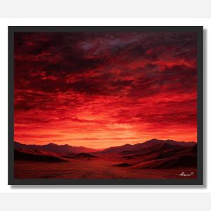 CHILEAN DESERT SKY - FRAMED