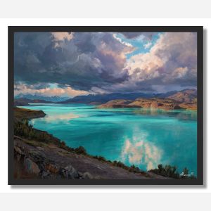 PATAGONIA LAKE LIGHT - FRAMED