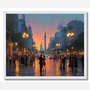 BUENOS AIRES TWILIGHT - FRAMED