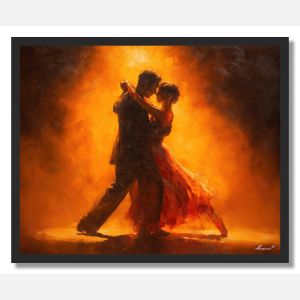 ARGENTINE TANGO FIRE - FRAMED