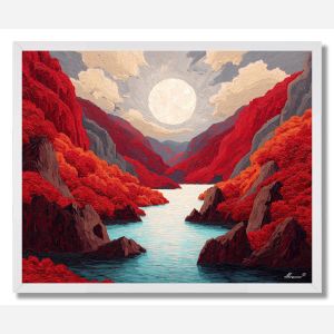 CHILEAN RIVER SUN - FRAMED