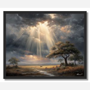 SAVANNA STORM LIGHT - FRAMED
