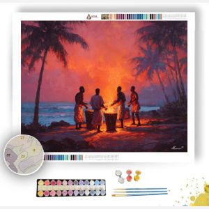 GHANA BEACH SONG - Paint by Numbers Full Kit
