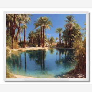 MOROCCAN OASIS LIGHT - FRAMED