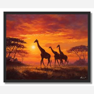 SERENGETI SUNRISE - FRAMED