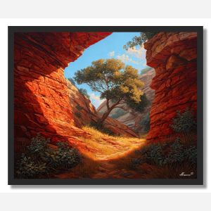 SOUTHERN DESERT SONG - FRAMED