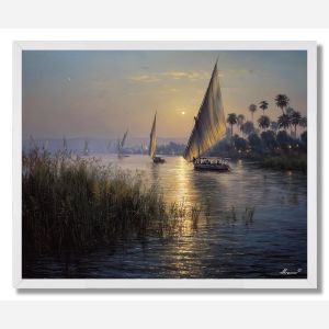 NILE EVENING SONG - FRAMED