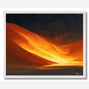SAHARA DUNE FIRE - FRAMED