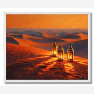 MOROCCAN DESERT GLOW - FRAMED