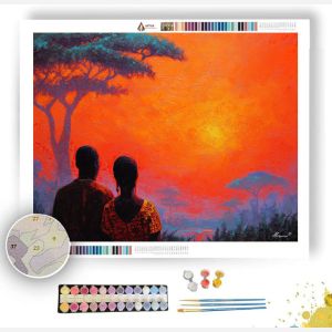 GHANA EVENING SONG - Paint by Numbers Full Kit