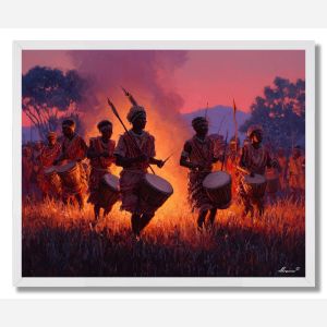 ZULU FIELDS GLOW - FRAMED