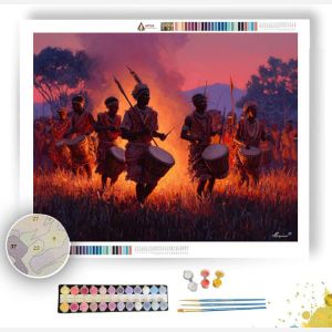ZULU FIELDS GLOW - Paint by Numbers Full Kit