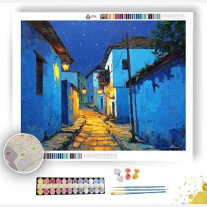 ZANZIBAR NIGHT COLORS - Paint by Numbers Full Kit