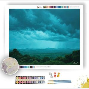 GHANA RAINLIGHT SKY - Paint by Numbers Full Kit
