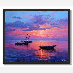 ZANZIBAR DUSK SONG - FRAMED