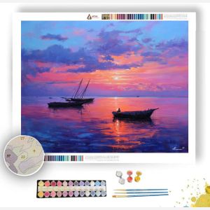 ZANZIBAR DUSK SONG - Paint by Numbers Full Kit