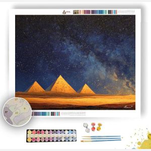 EGYPTIAN NIGHT SKY - Paint by Numbers Full Kit