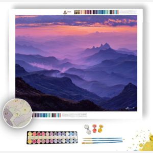 ETHIOPIAN HIGHLAND SKY - Paint by Numbers Full Kit
