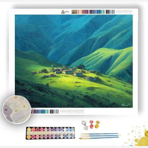 ETHIOPIAN VALLEY SUN - Paint by Numbers Full Kit