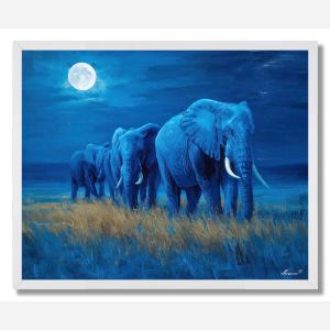 KENYAN MOON SAFARI - FRAMED