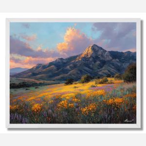 CAPE FLORAL SKY - FRAMED