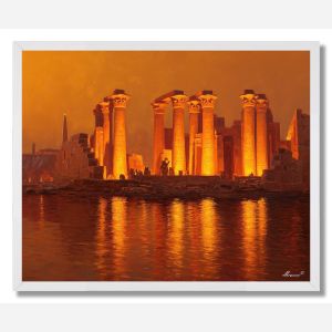 EGYPTIAN GOLD SKY - FRAMED